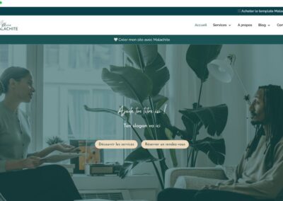 Malachite – Modèle de site